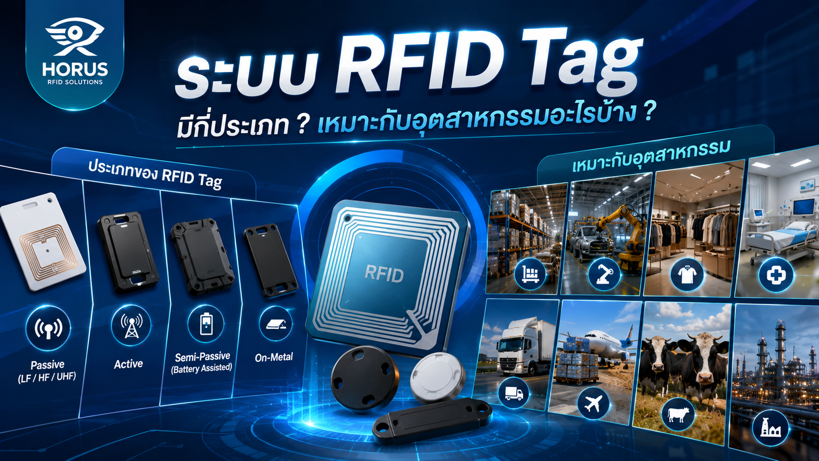 ระบบ RFID Tag มีกี่ประเภท