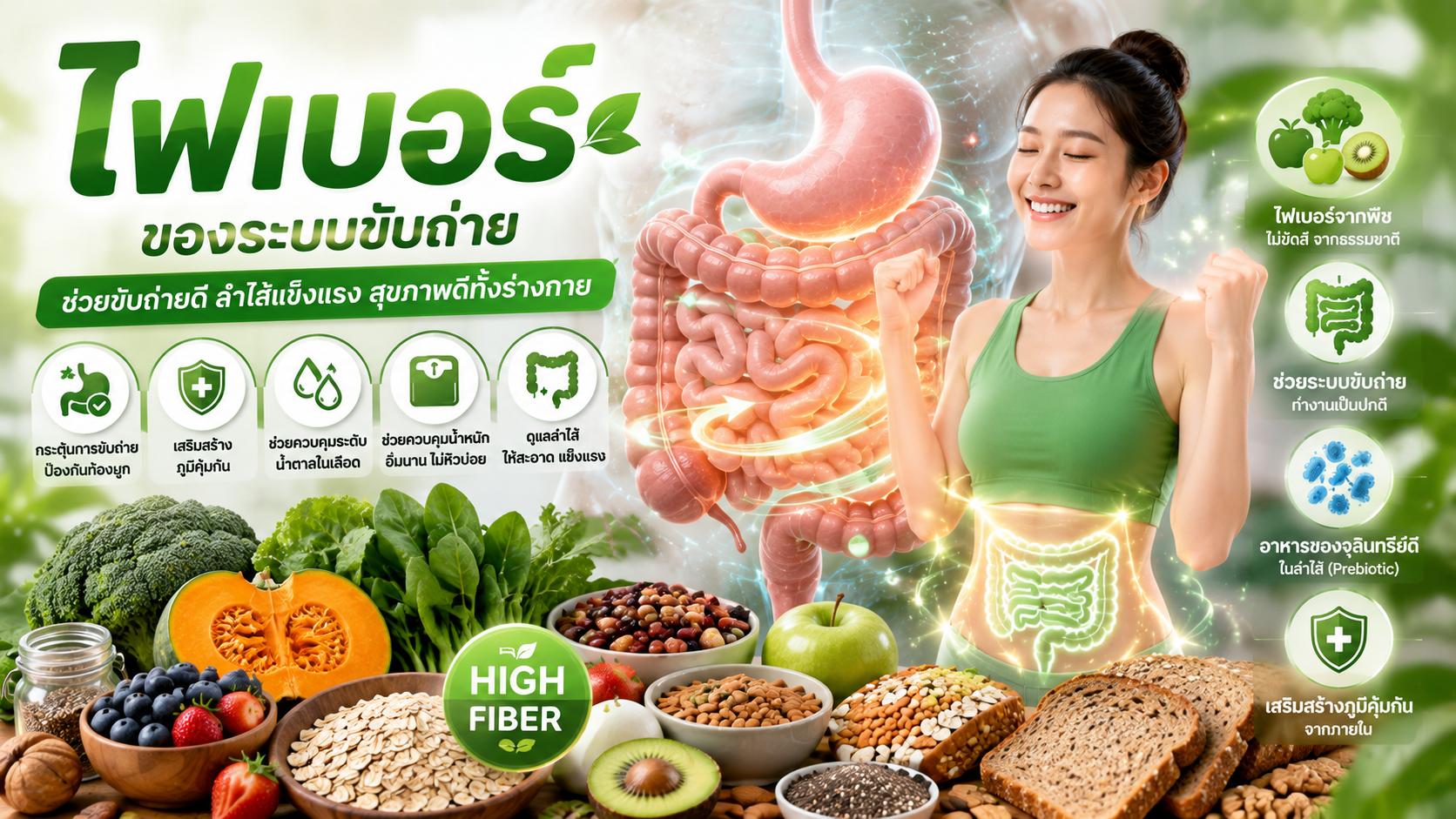 ไฟเบอร์ของระบบขับถ่าย
